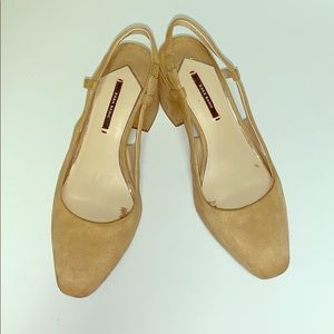 Zara Slingbacks with Block Heel - Size 40